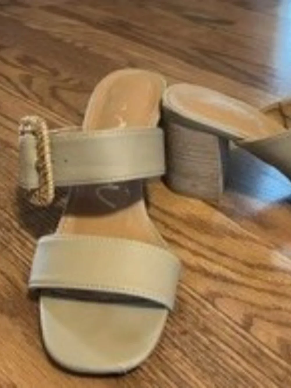 CCOCCI  6 1/2 taupe sandals